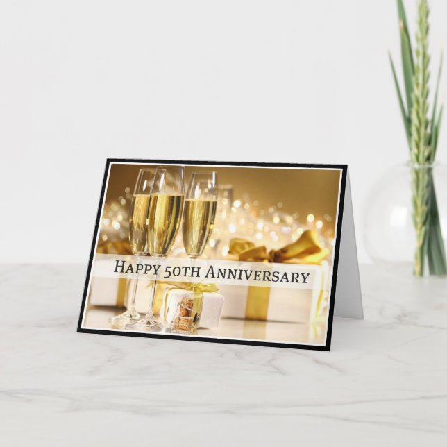 Carte du 50e anniversaire de Diva (Devant)