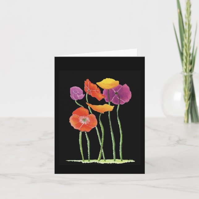 Carte du 50e anniversaire du Coquelicot (Devant)