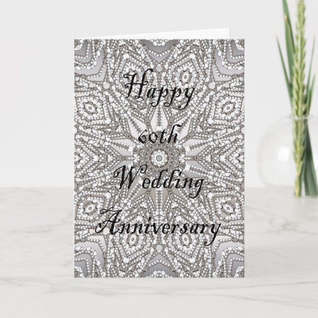 Carte du 60e anniversaire du Mariage (Devant)
