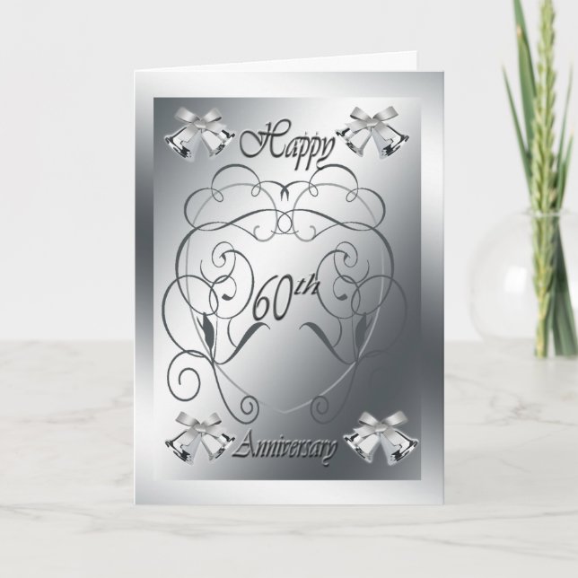 Carte du 60e anniversaire du Mariage (Devant)