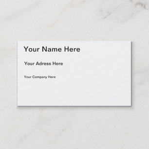 CARTE DU BASIC BUISSNESS