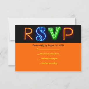 Carte du bat mitzvah RSVP de barre d'ENSEIGNES AU