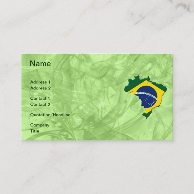 Carte du Brésil (Devant)