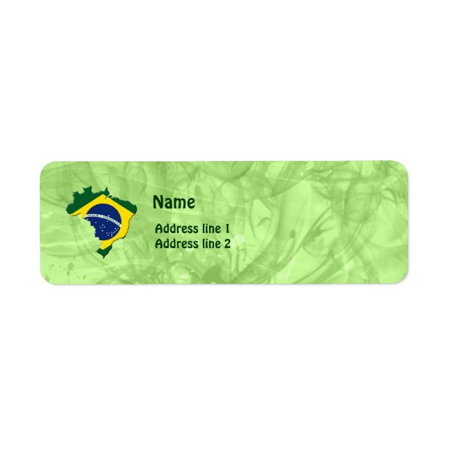 Carte du Brésil (Devant)