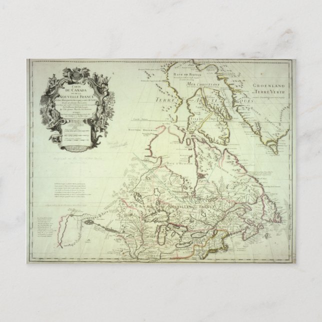 Carte du Canada (Devant)