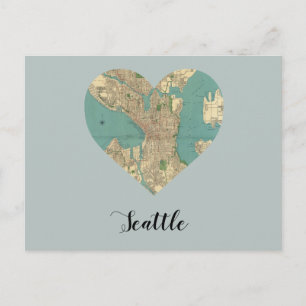 Carte du coeur de Seattle