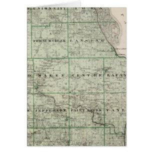 Carte du comté d'Allamakee