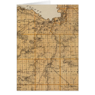 Carte du comté de Blue Earth, Minnesota