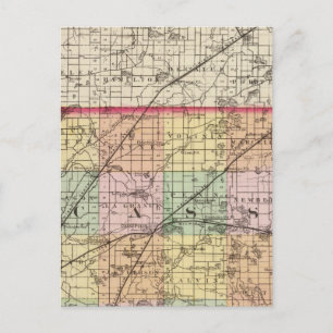 Carte du comté de Cass, Michigan