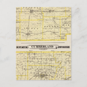 Carte du comté de Douglas Carte du comté de Cumber