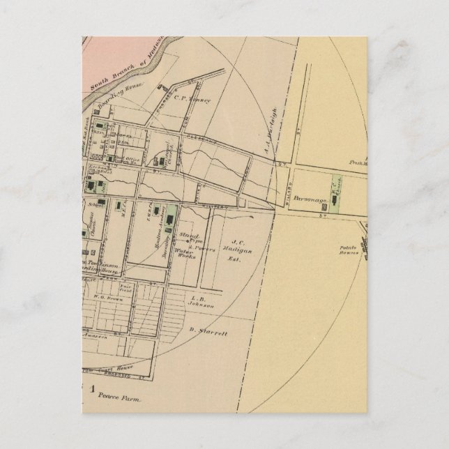 Carte du comté de Houlton, Aroostook (Devant)