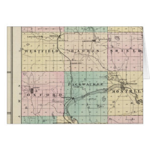 Carte du comté de Marquette et de Westfield