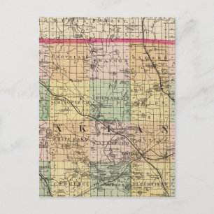 Carte du comté d'Oakland, Michigan