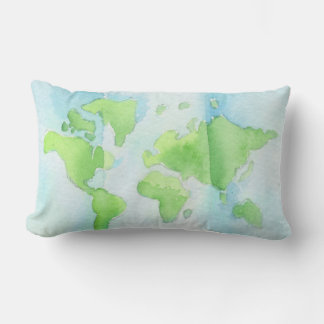 Carte du Coussin mondial de l'aquarelle