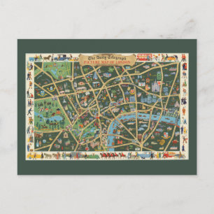Carte du Daily Telegraph de Londres