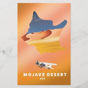 Carte du désert de Mojave États-Unis