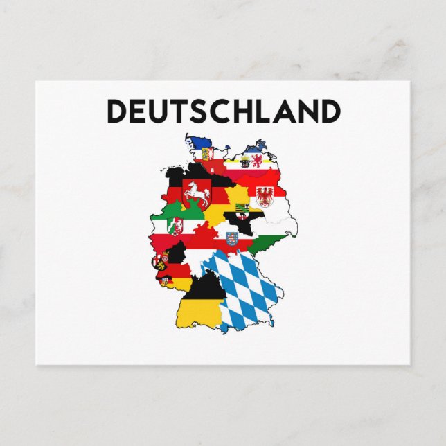 carte du drapeau allemand (Devant)
