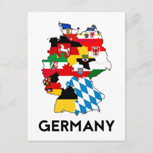 carte du drapeau allemand