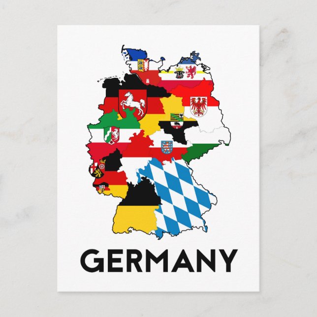 carte du drapeau allemand (Devant)