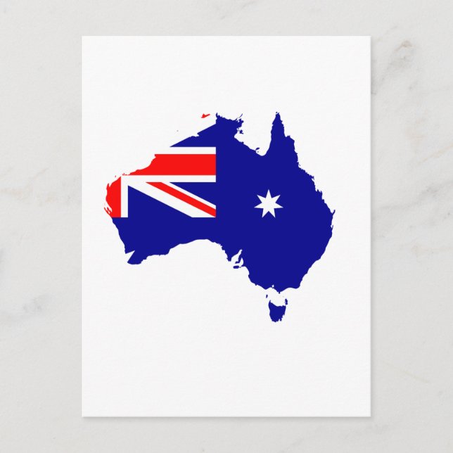 Carte du drapeau australien (Devant)