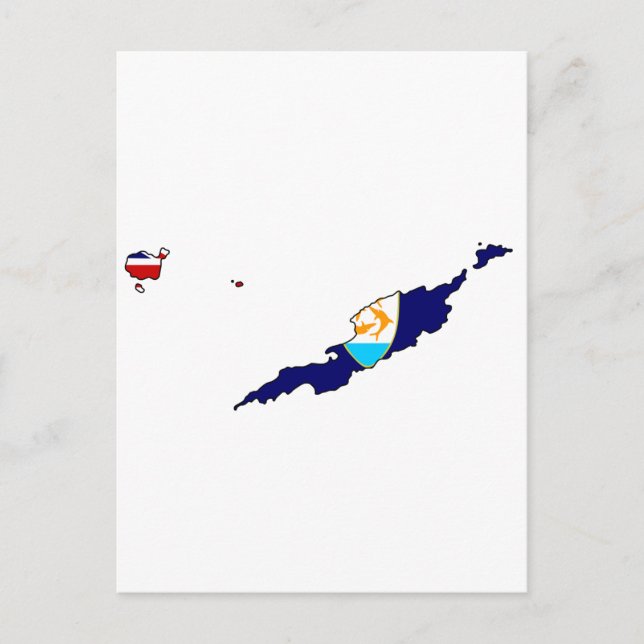 Carte du drapeau d'Anguilla (Devant)