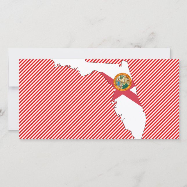 Carte du drapeau de la Floride (Devant)