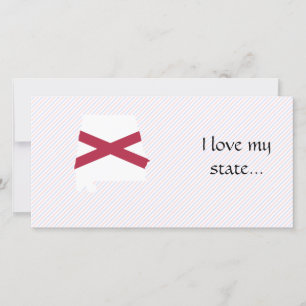 Carte du drapeau de l'Alabama