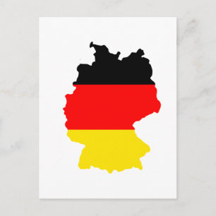 Carte du drapeau de l'Allemagne