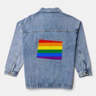 Carte du drapeau de l'État américain pour les LGBT