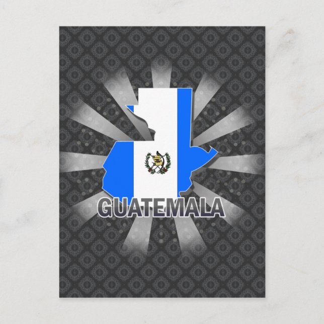 Carte du drapeau du Guatemala 2.0 (Devant)