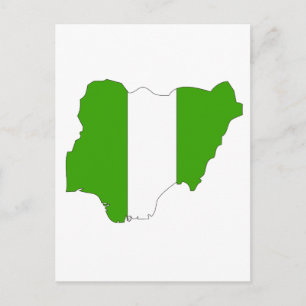 Carte du drapeau du Nigeria