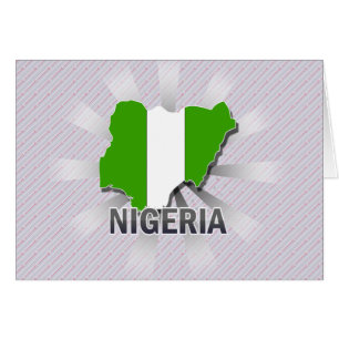 Carte du drapeau du Nigeria 2.0