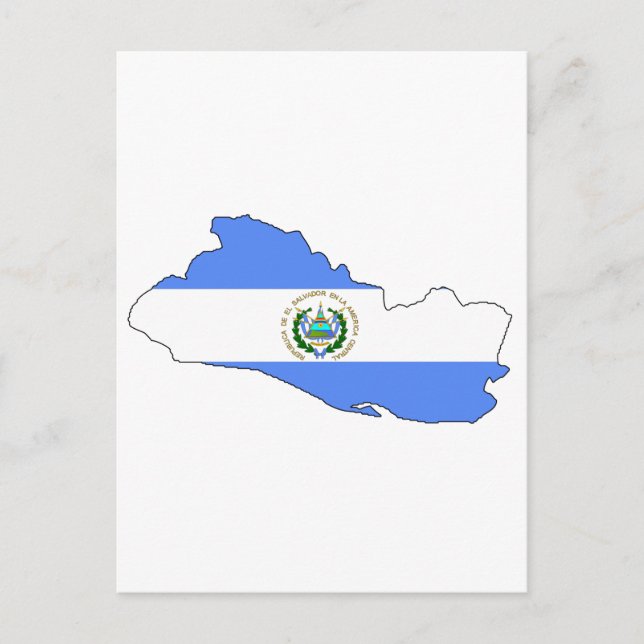Carte du drapeau du Salvador (Devant)