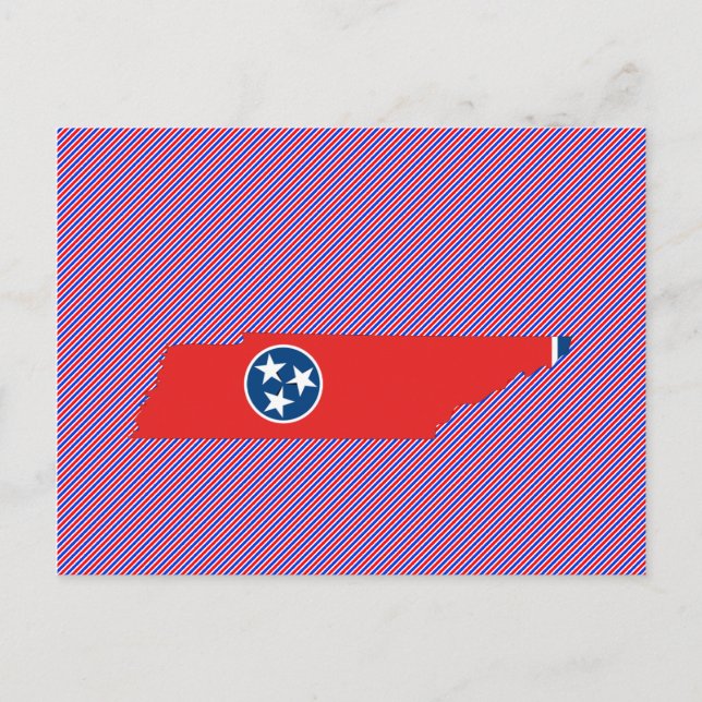 Carte du drapeau du Tennessee (Devant)