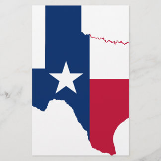 Carte du drapeau du Texas