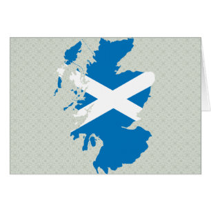 Carte du drapeau écossais pleine taille
