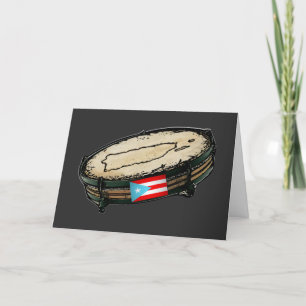 Carte du drapeau portoricain Pandera Boricua