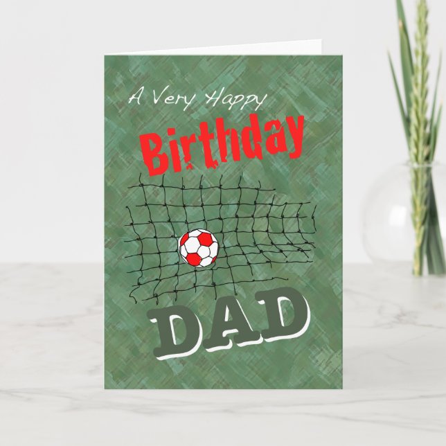 Carte du football pour le papa (Devant)