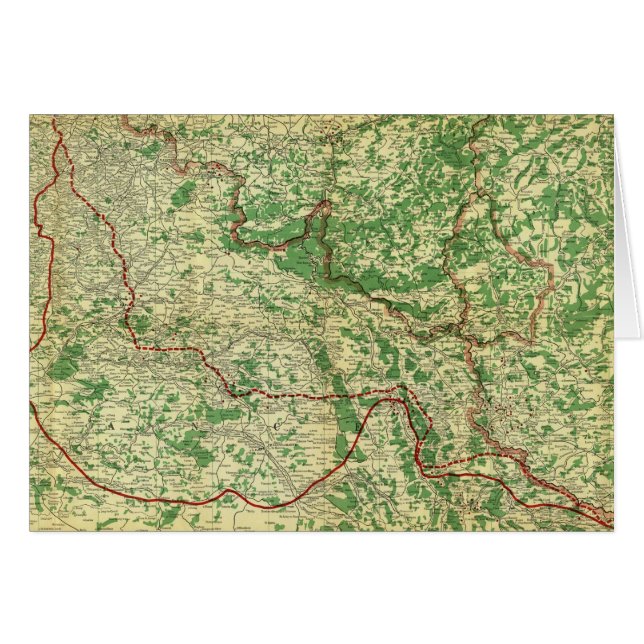 Carte du front occidental (Devant horizontal)