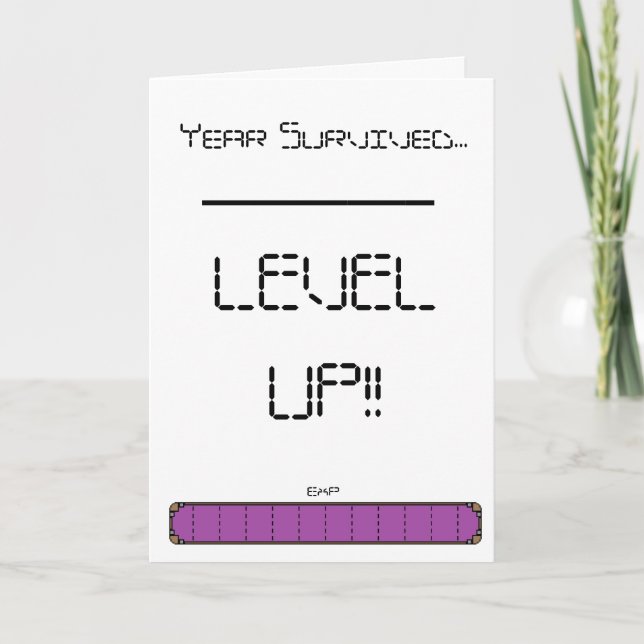 Carte du Gamer Level (Devant)