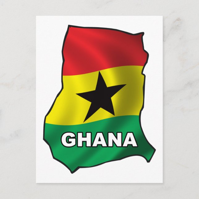 Carte Du Ghana (Devant)