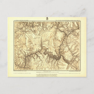 Carte du Grand Canyon historique - Archives nation