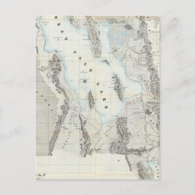 Carte du Grand Lac Salt (Devant)