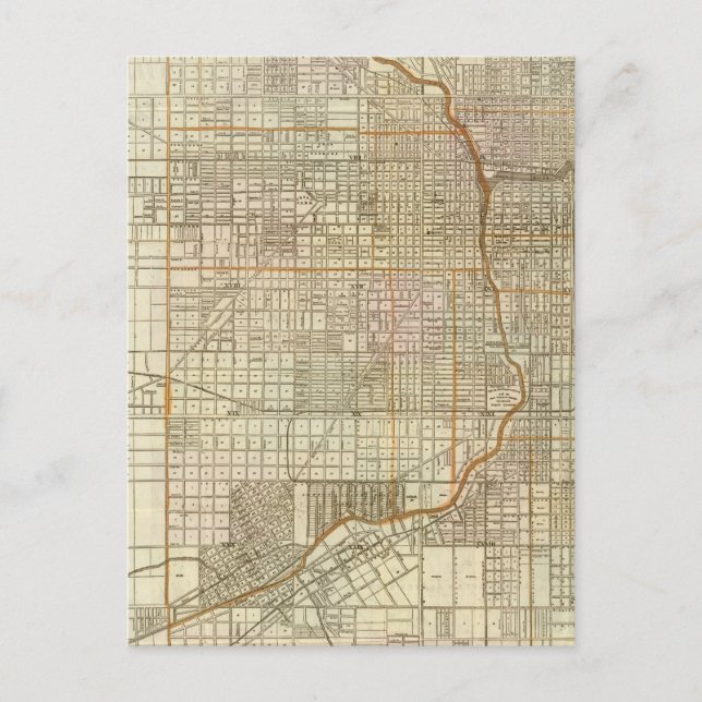 Carte du guide Blanchard de Chicago (Devant)