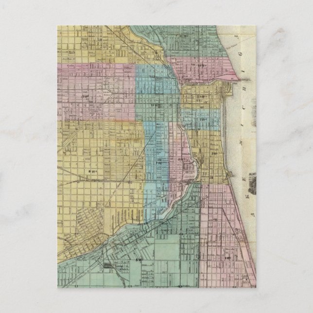 Carte du guide de Chicago (Devant)