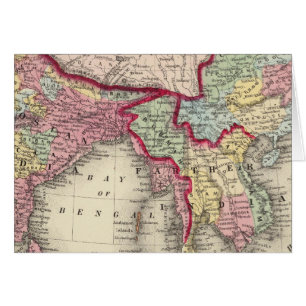 Carte du Hindoostan, de l'Inde, de la Chine et du