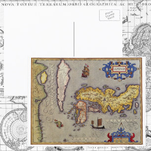 Carte du Japon par Mercator et Hondius, 1606