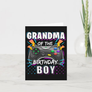 Carte Du Jeu Vidéo Correspondant Garçon Anniversaire Ann