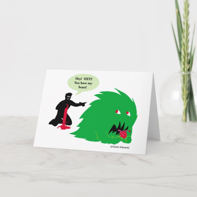 Carte du jour d'Anti-Valentine - vous avez mon (Devant)