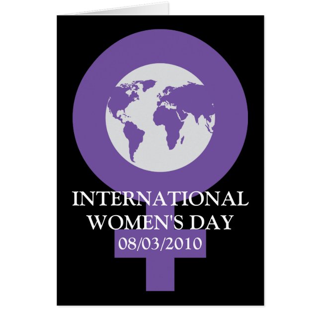 Carte du jour des femmes (Devant)